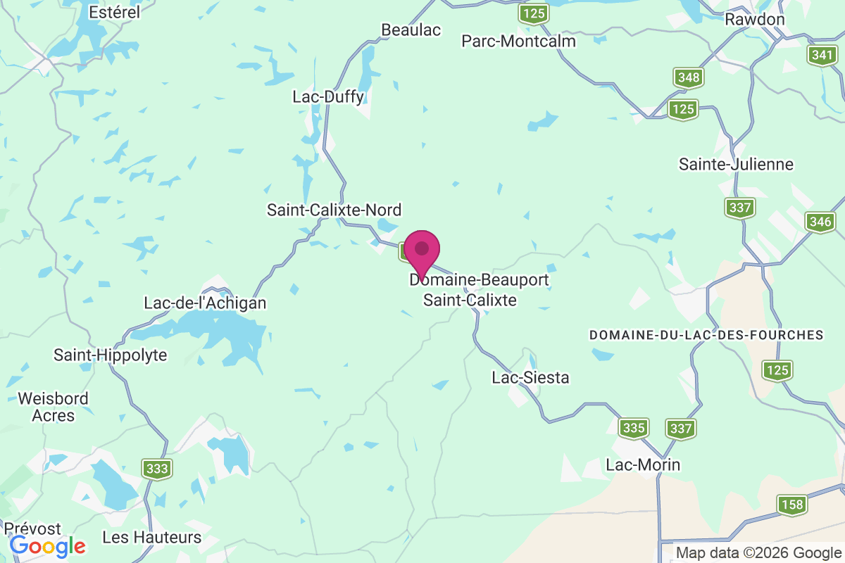 Saint-Calixte map