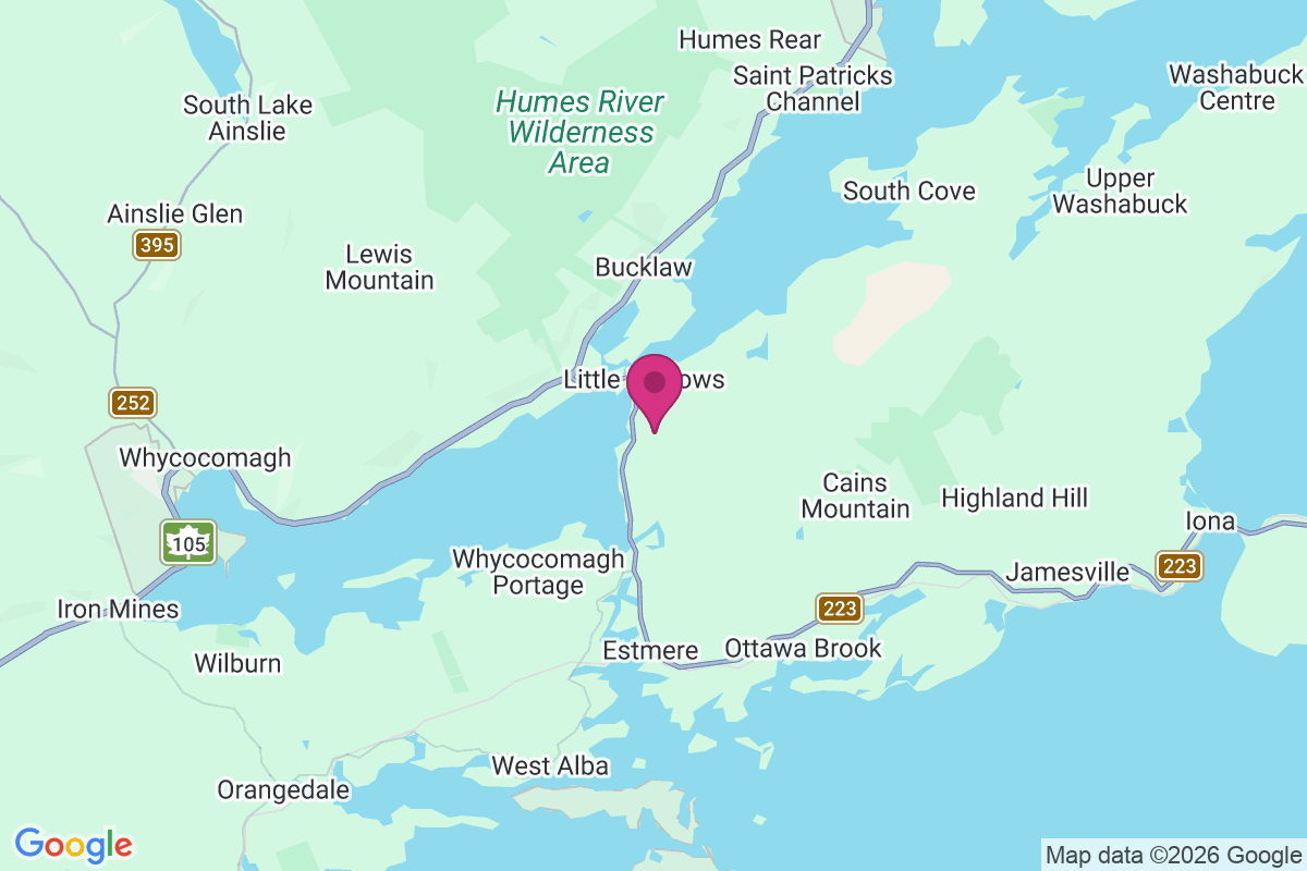 Little Narrows map