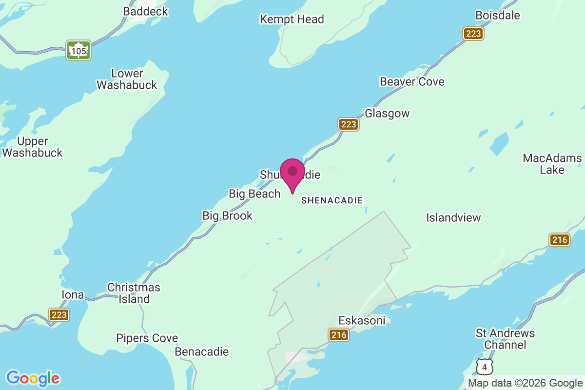 Shenacadle map