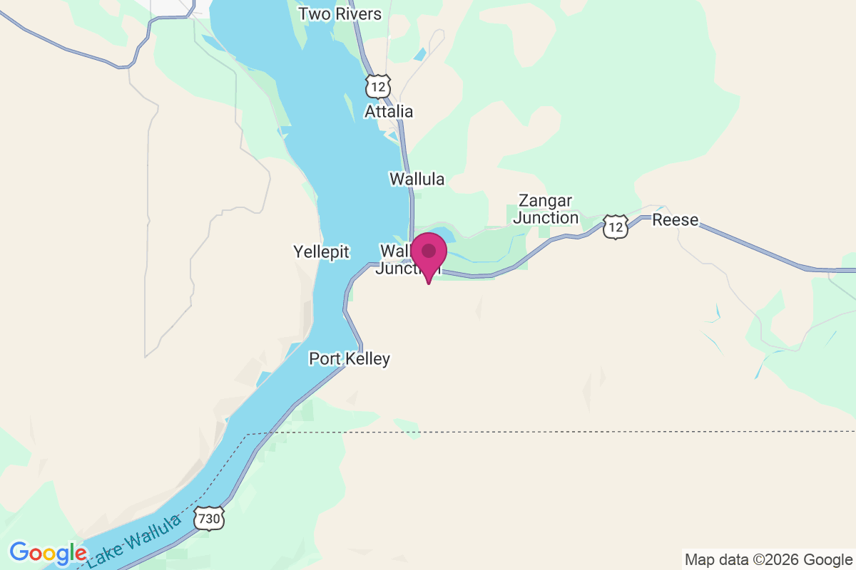 Wallula Junction map