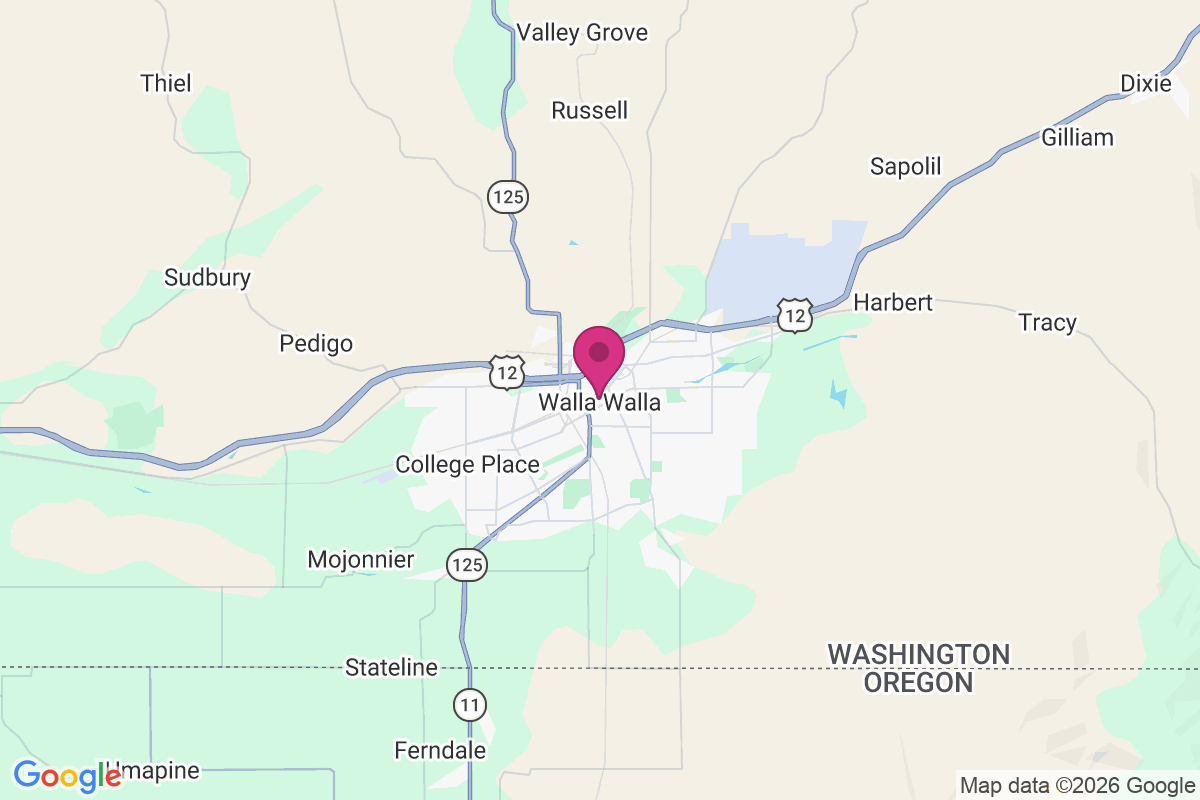 Walla Walla map
