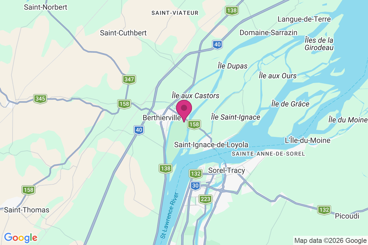 Bervierville map