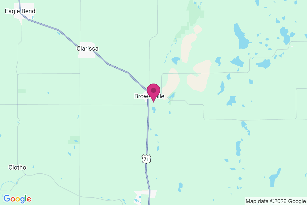 Browerville map