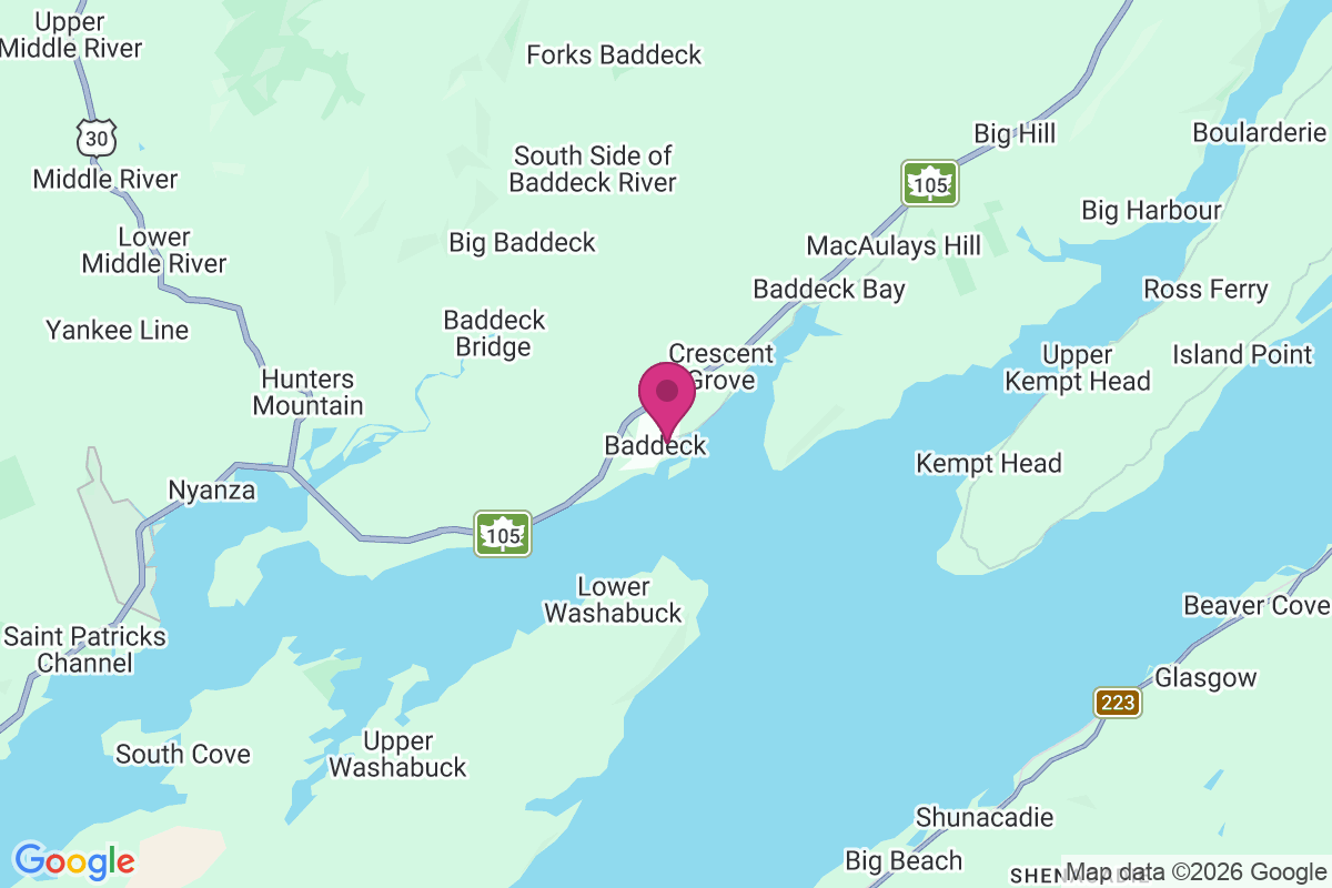Baddeck map