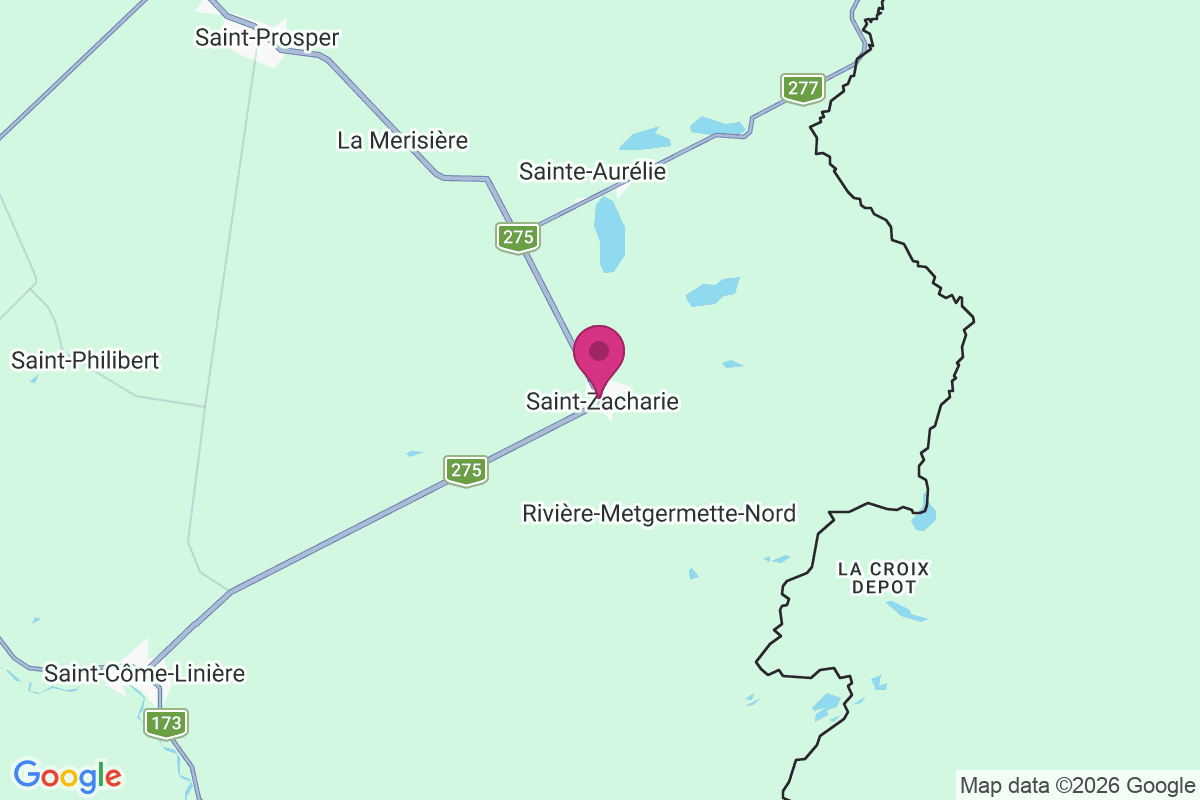 Sainte-aurelie map