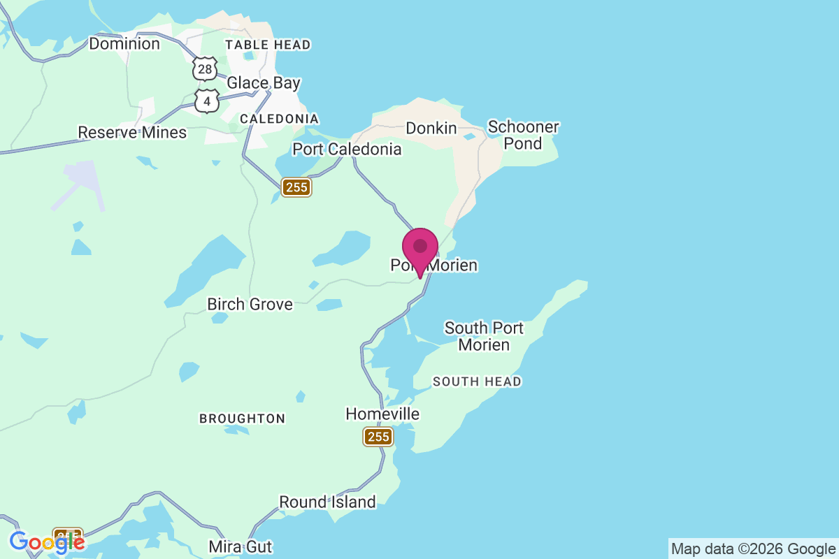 Port Morien map