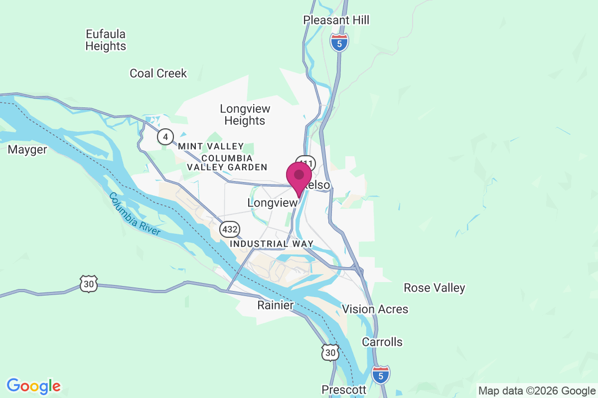 West Kelso map
