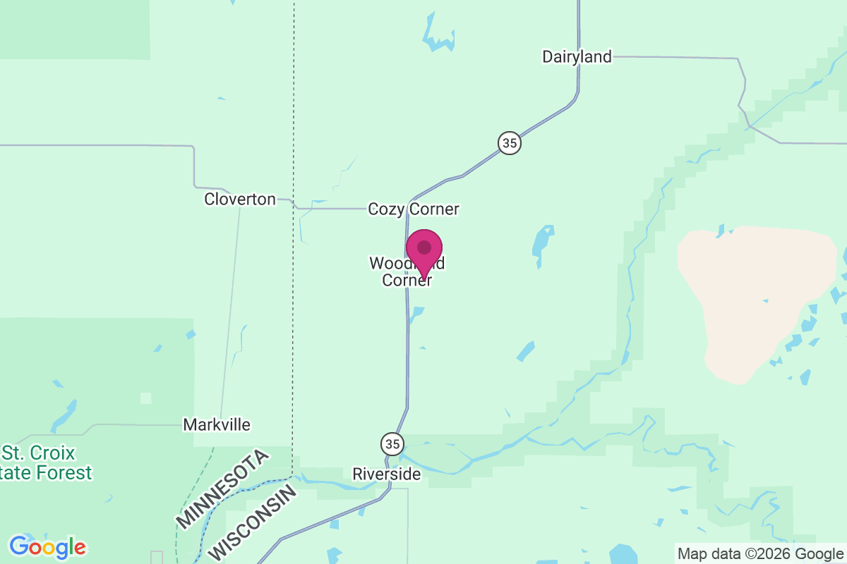 Woodland Corner map
