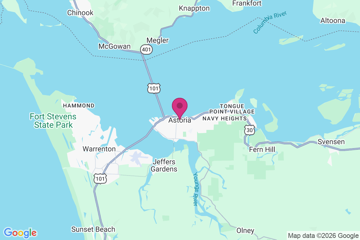 Astoria map