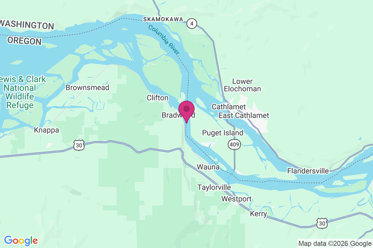 Bradwood map