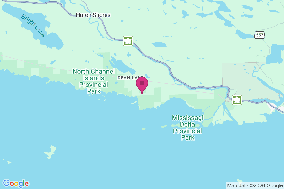 Dean Lake map