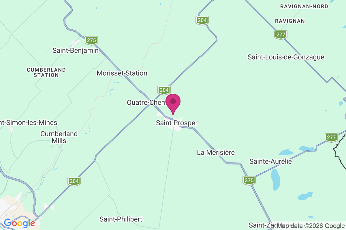 Saint-benjamin map