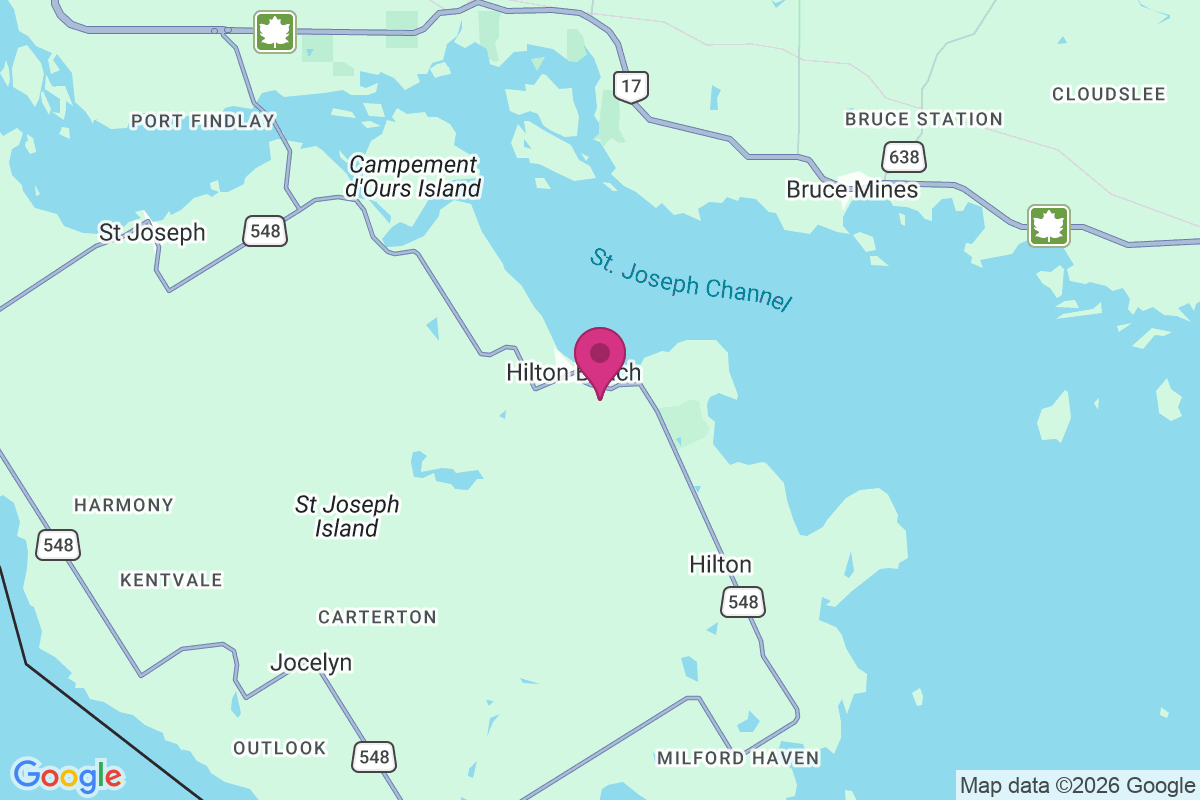 Hilton Beach map