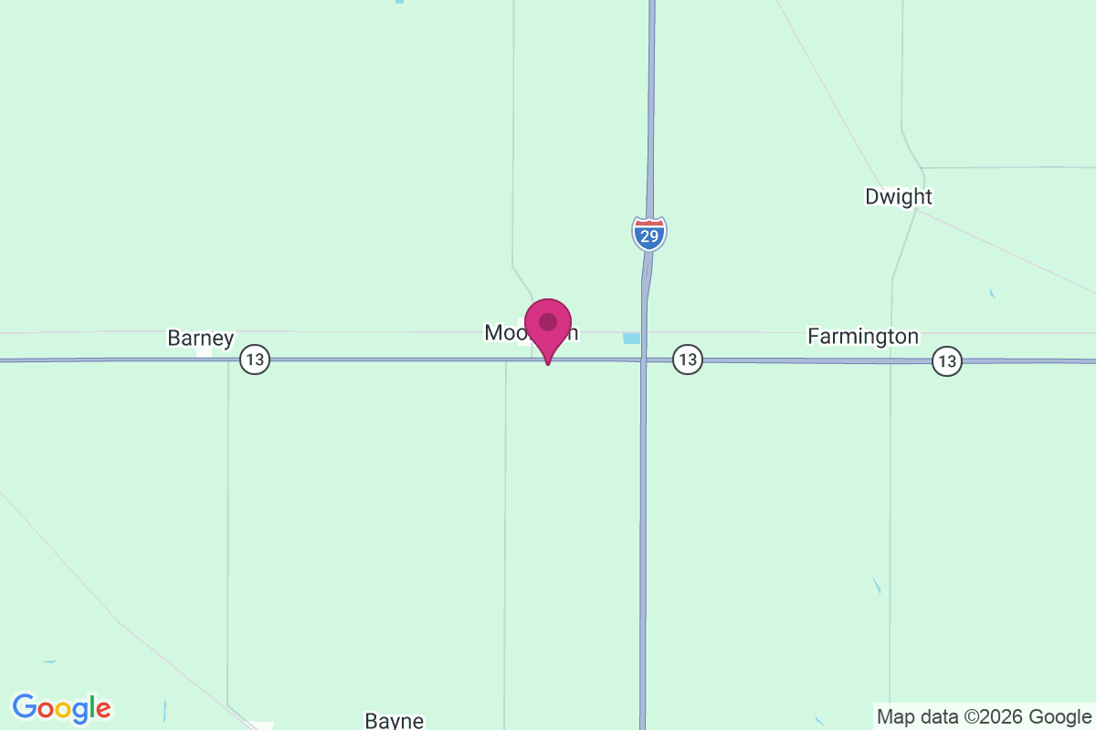 Mooreton map