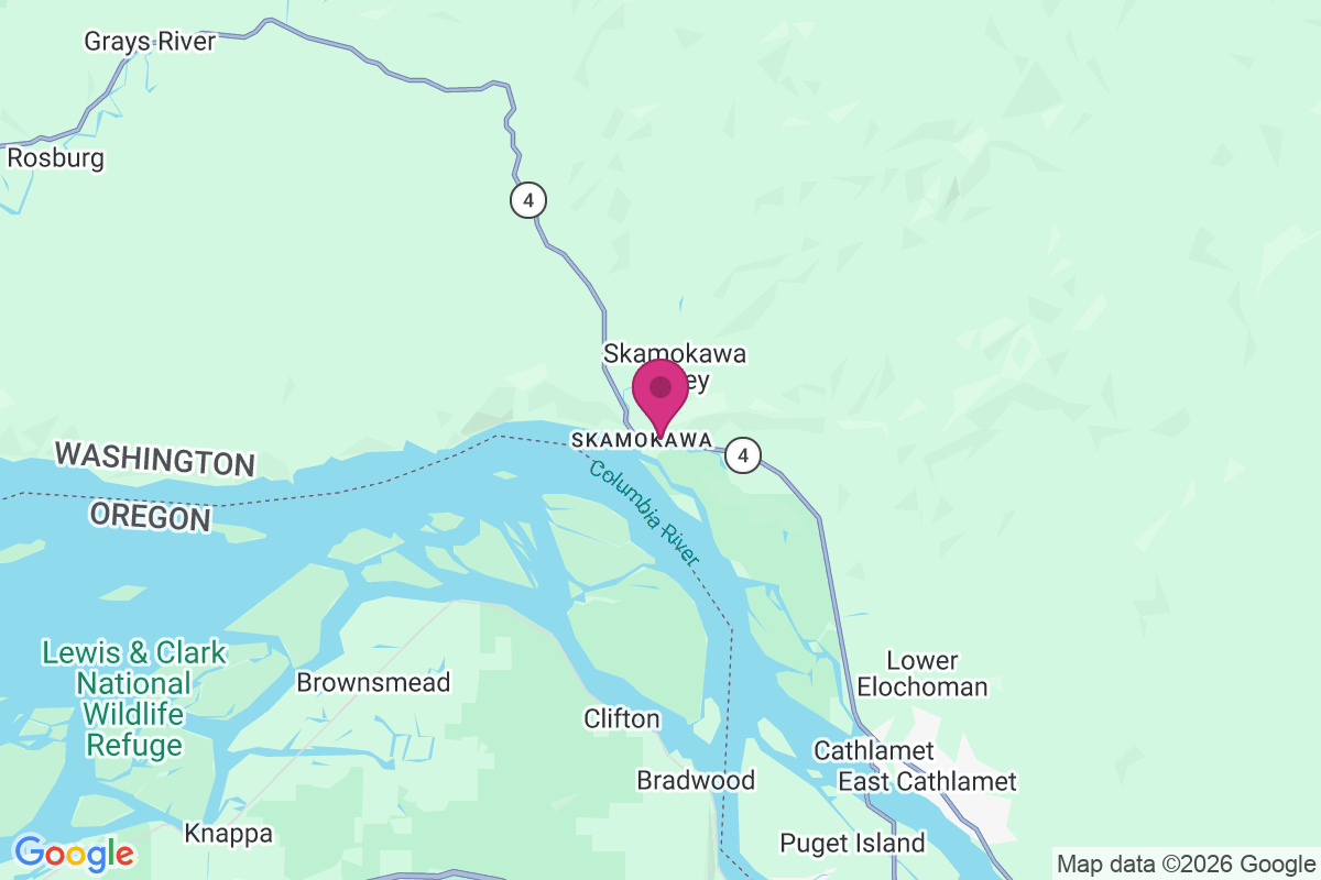 Skamokawa map