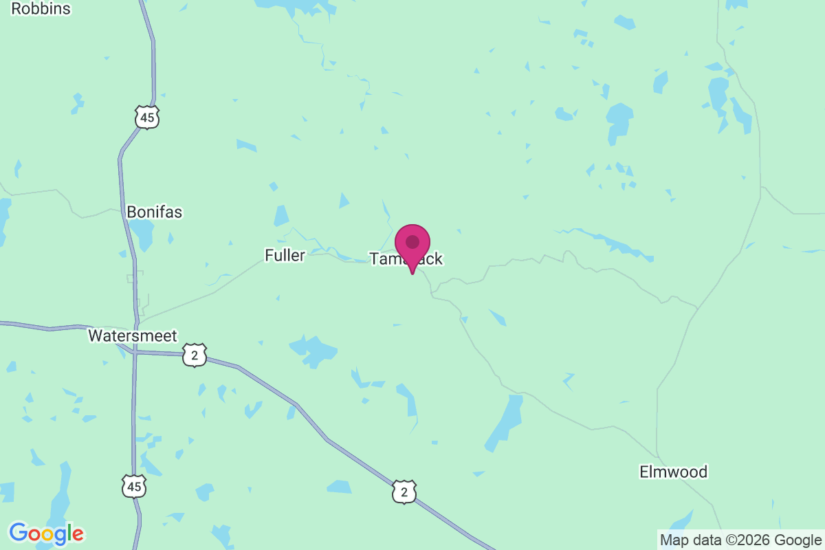 Tamarack map