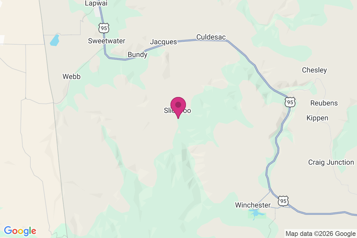 Slickpoo map
