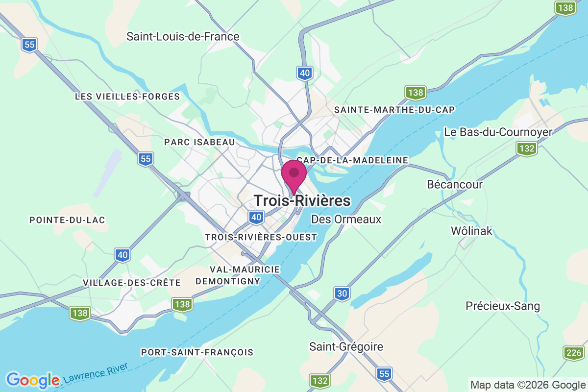 Trois-Rivieres map