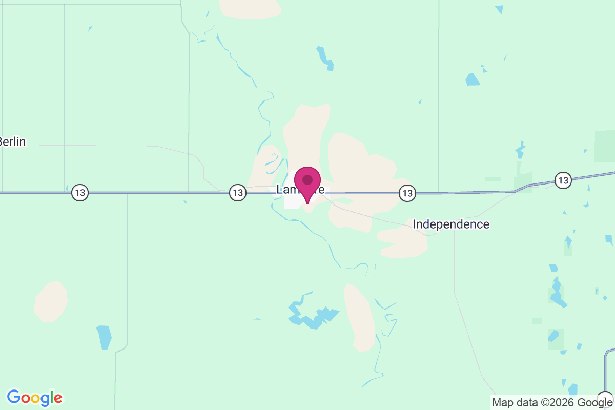 LaMoure map
