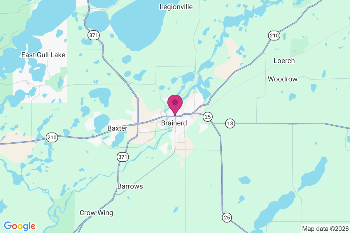 Brainerd map