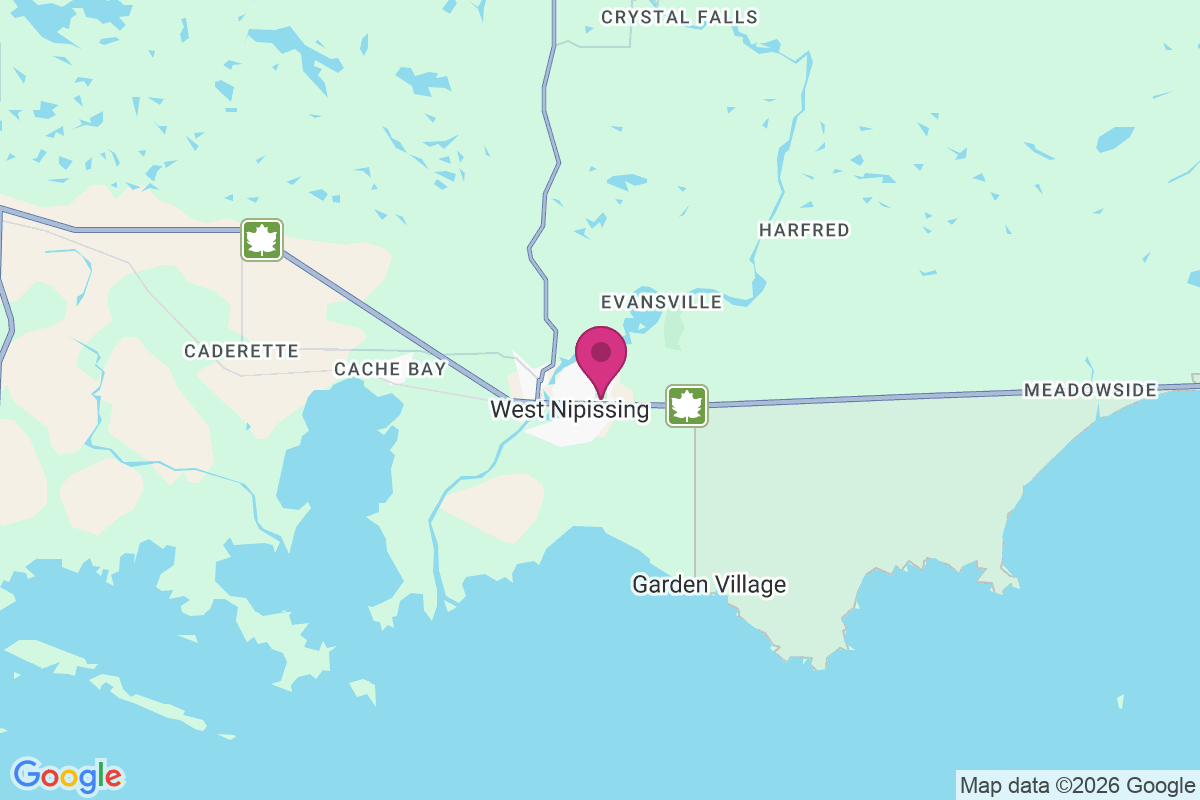Sturgeon Falls map