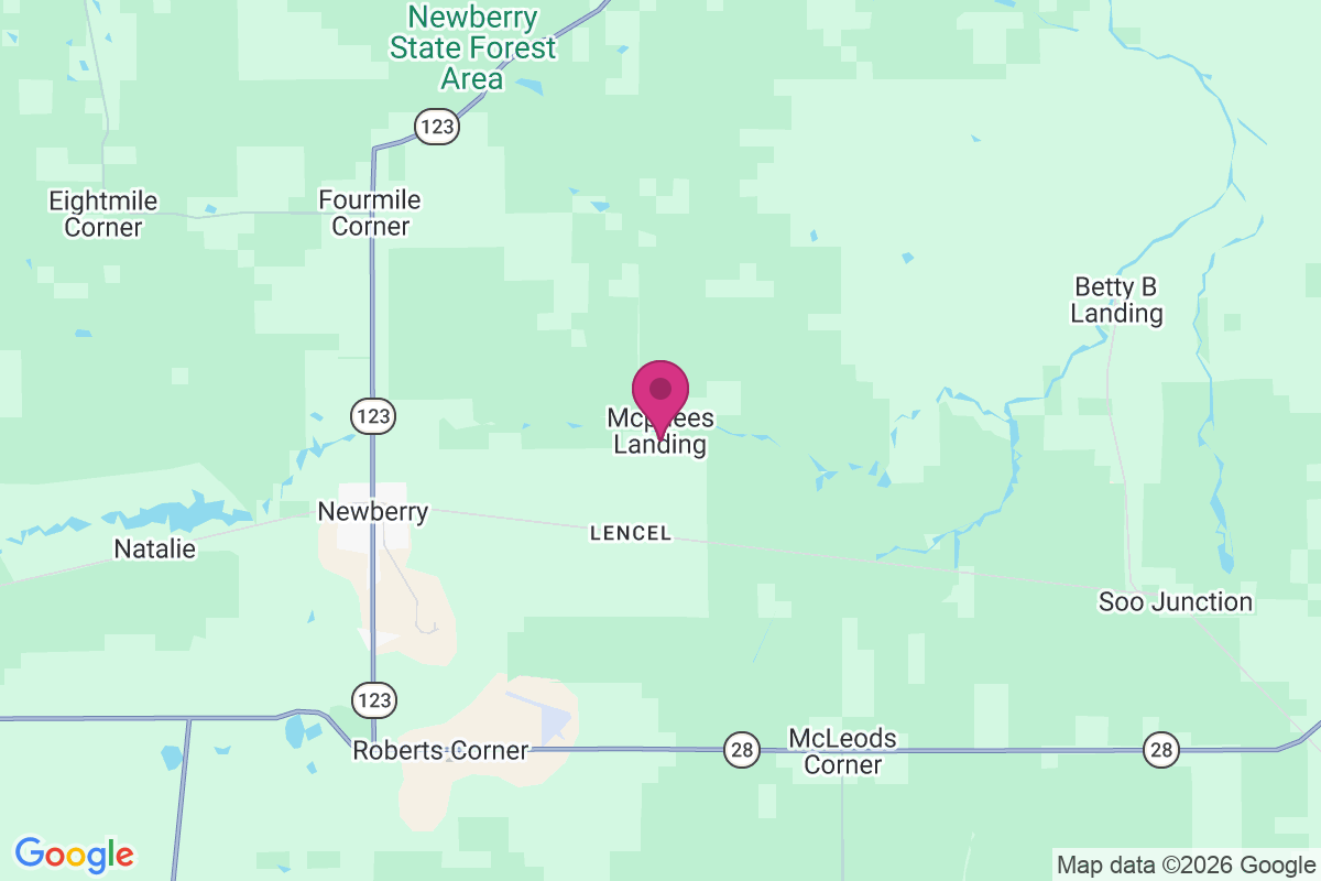 McPhees Landing map