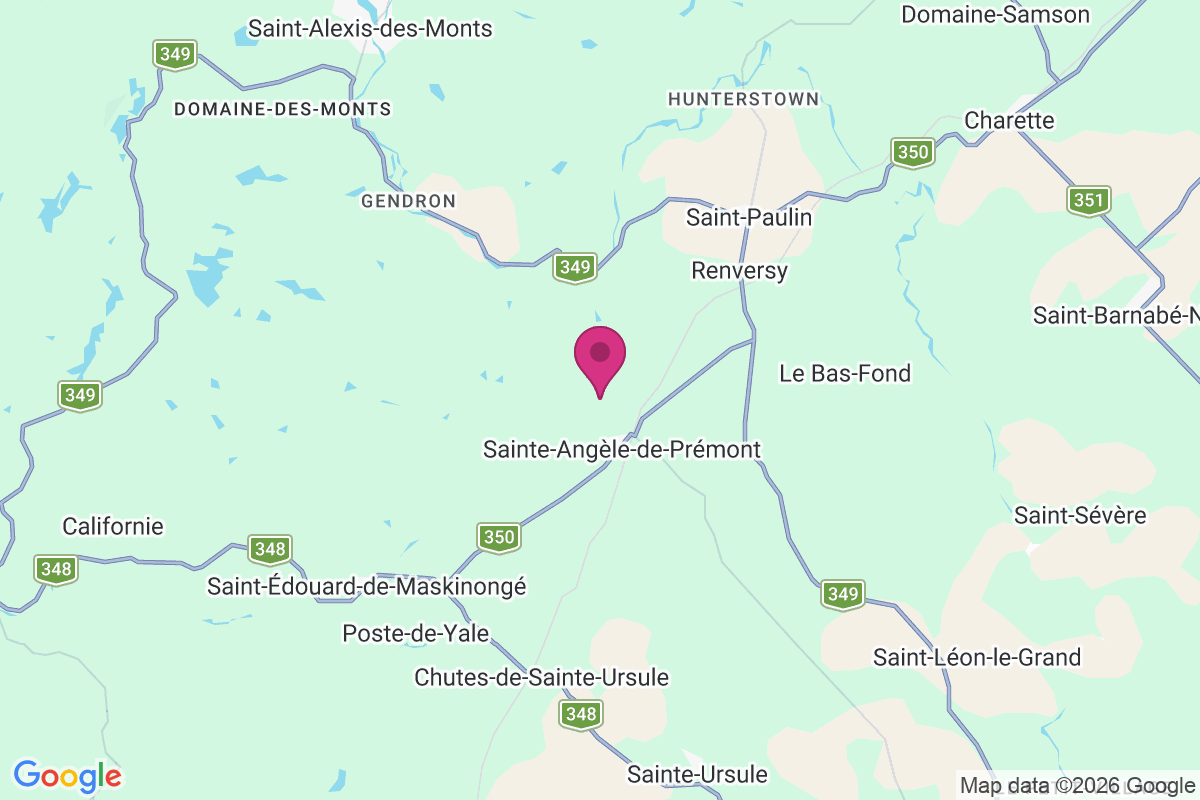 Sainte-Angele-de-Premont map