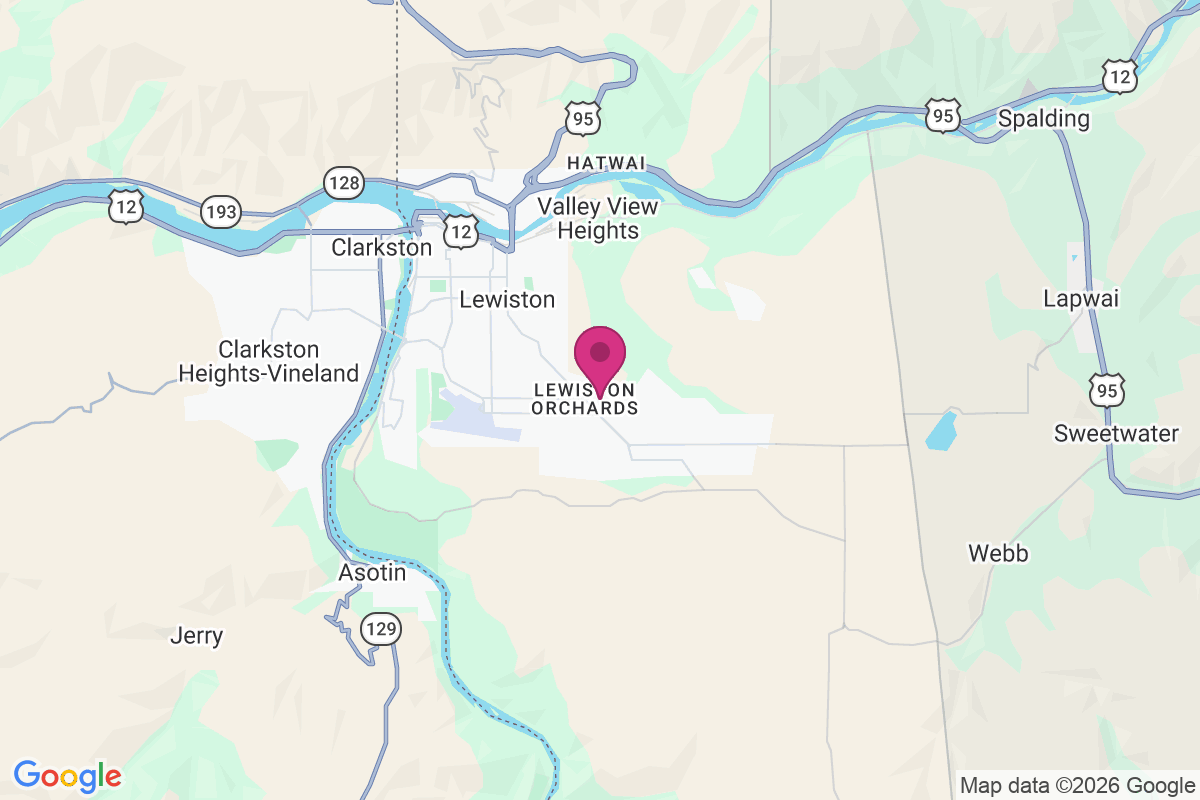 Lewiston Orchards map