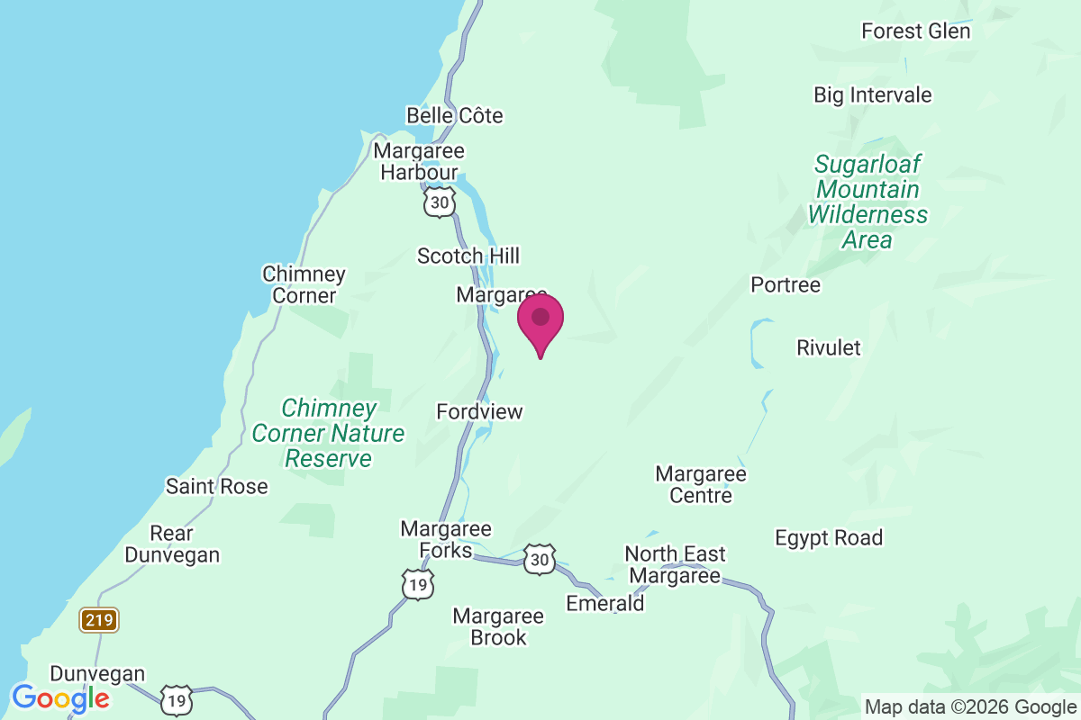 East Margaree map