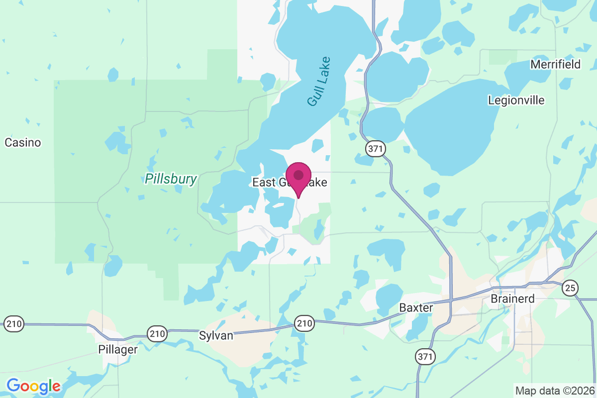 East Gull Lake map
