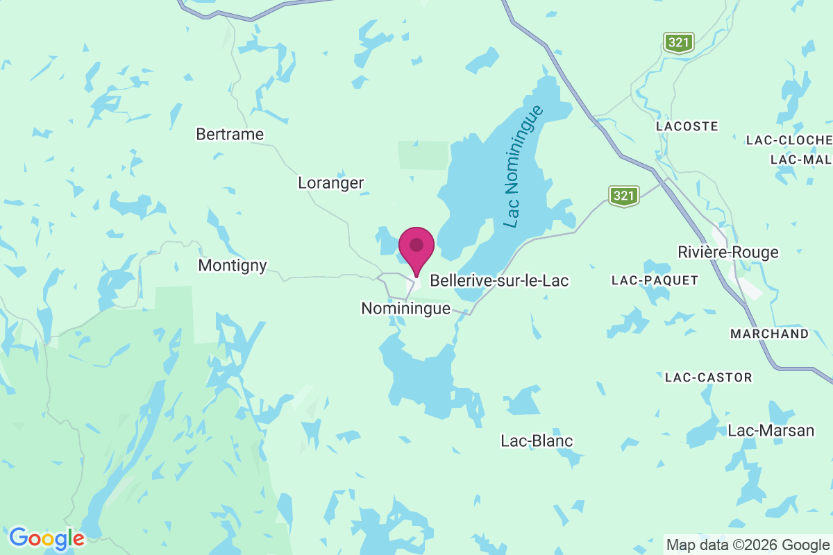 Lac-saguay map