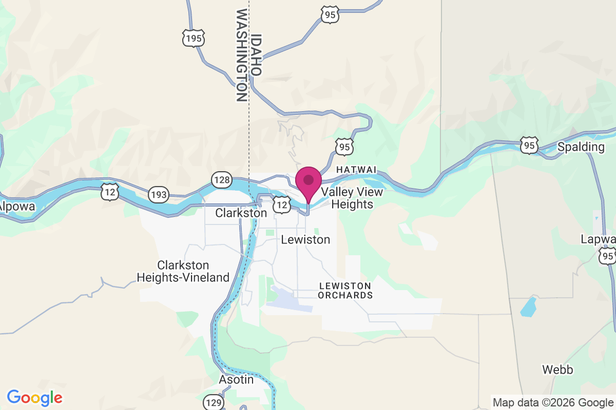 North Lewiston map