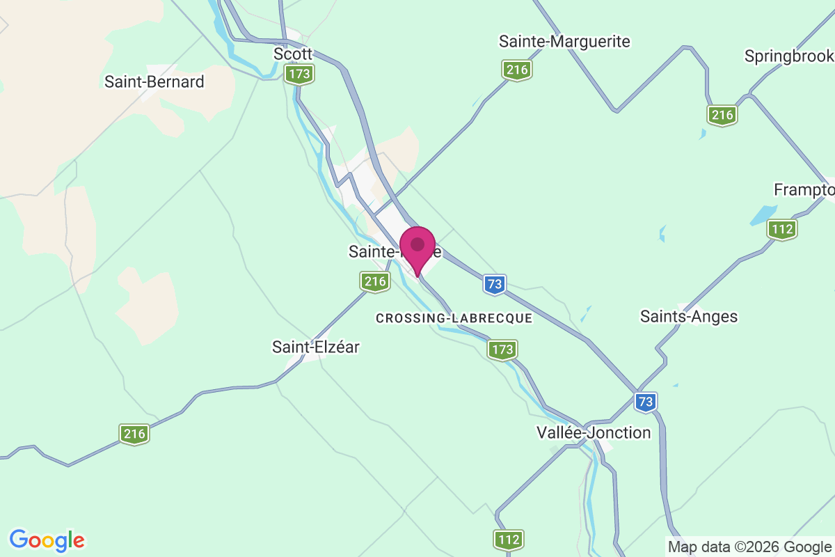 Sainte Marie Beauce map