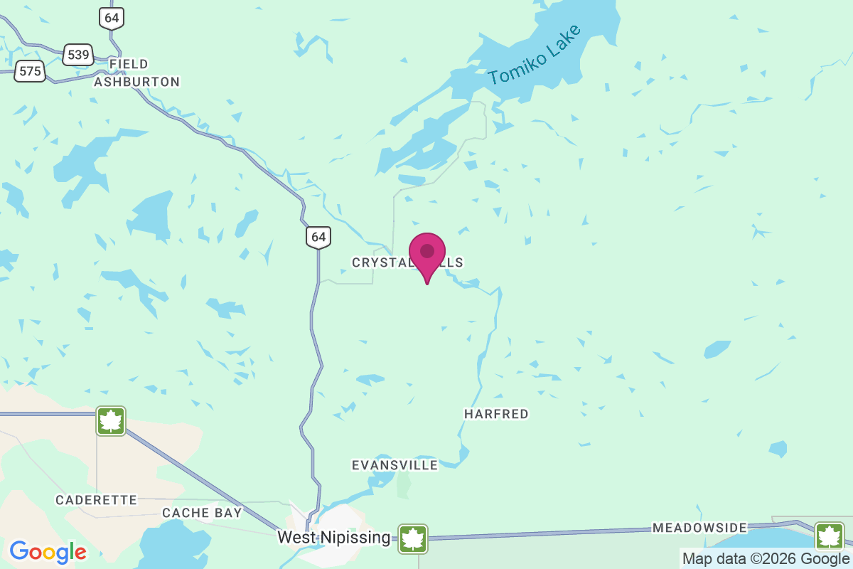 Crystal Falls map