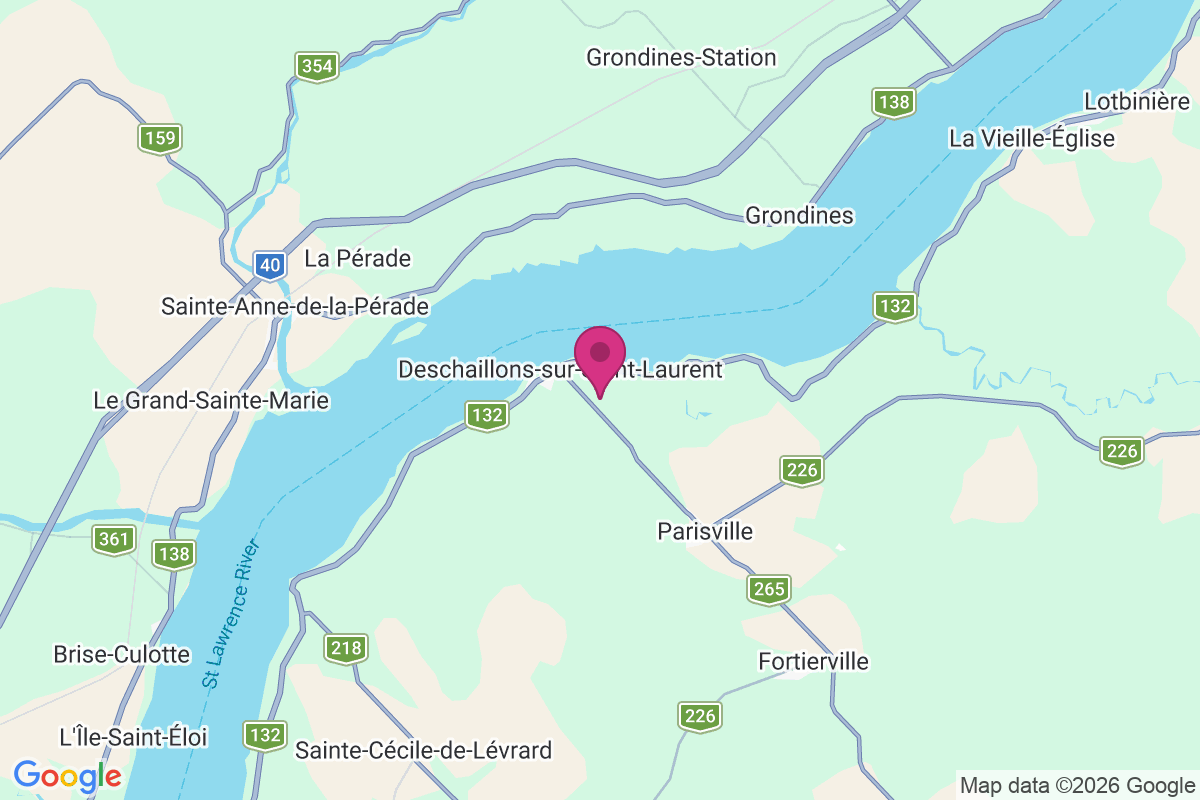 Deschaillons map