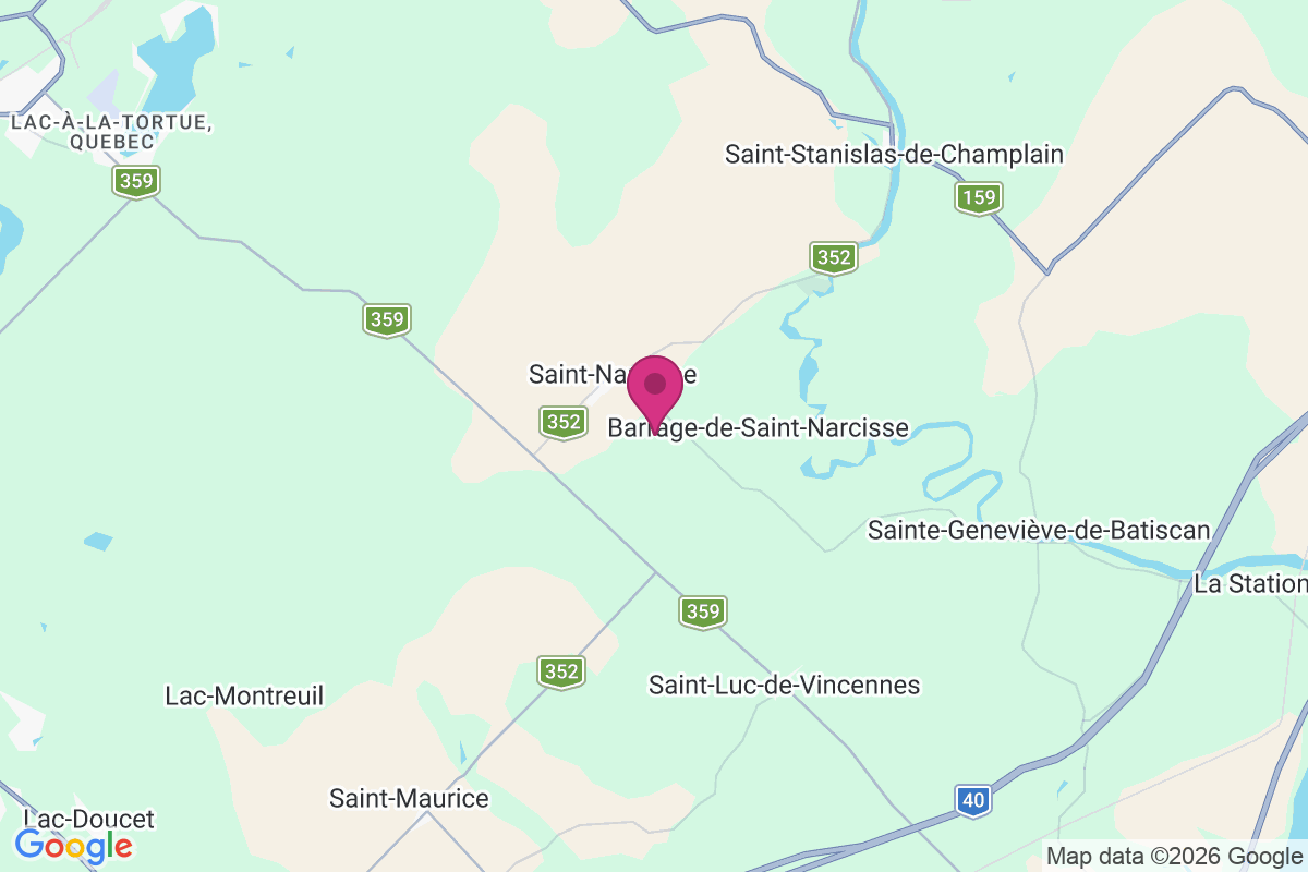 Saint-Narcisse map