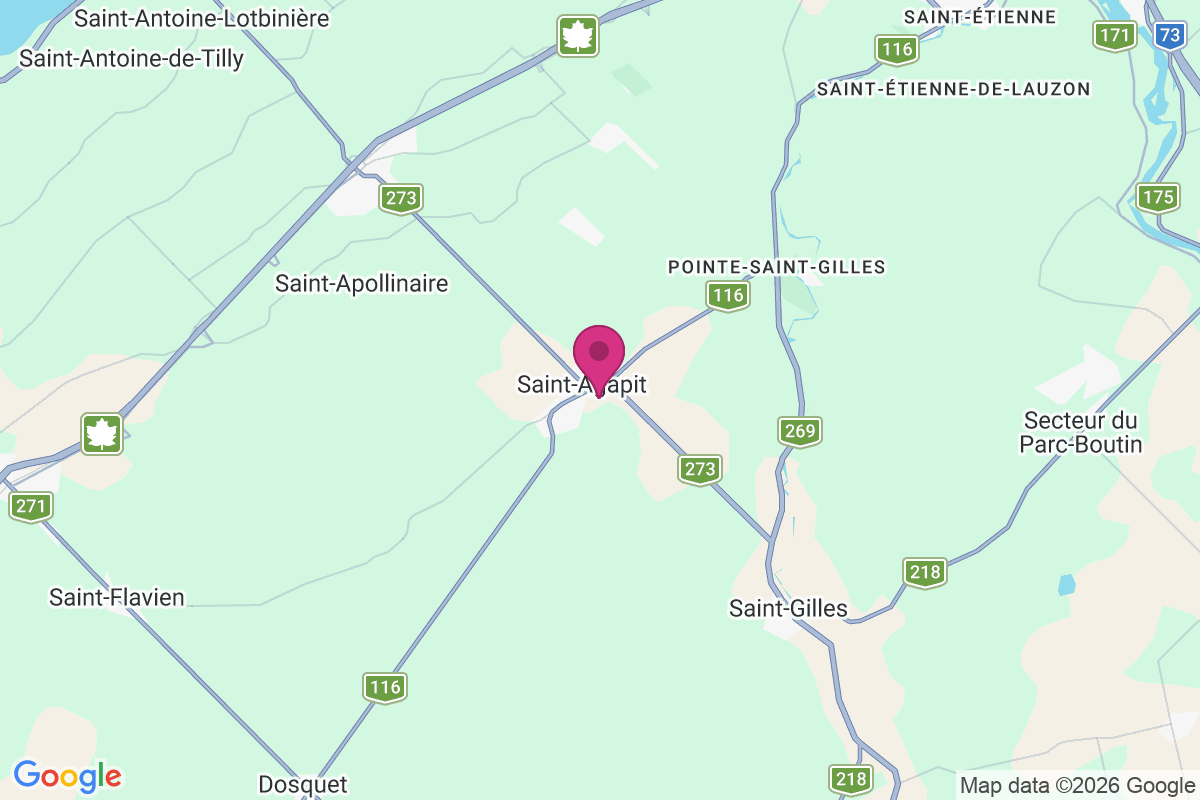 Saint-Agapit map