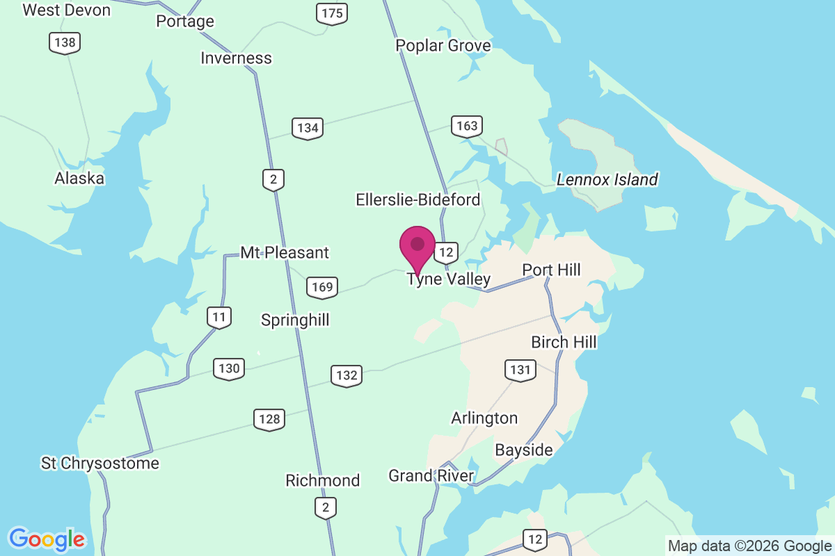 Lennox Island map