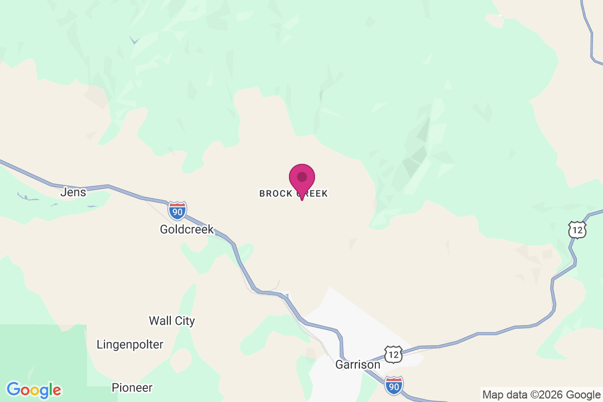 Brock Creek map