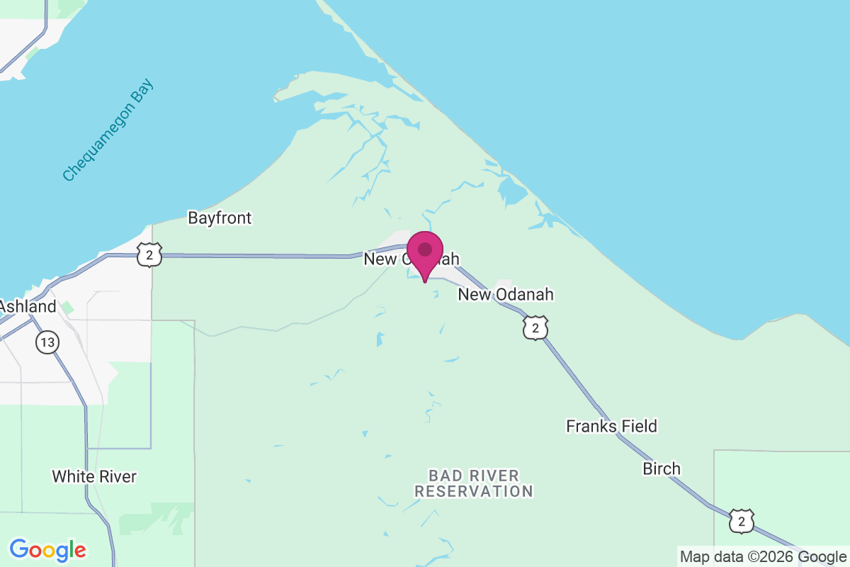 Odanah map
