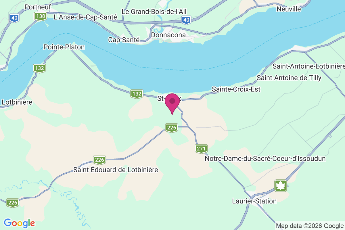 Sainte-Croix map