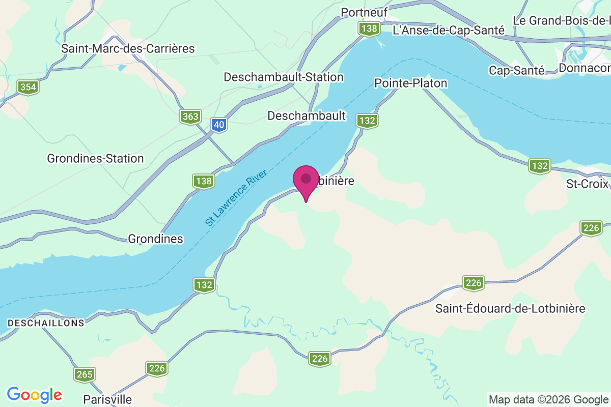 Lotbiniere map