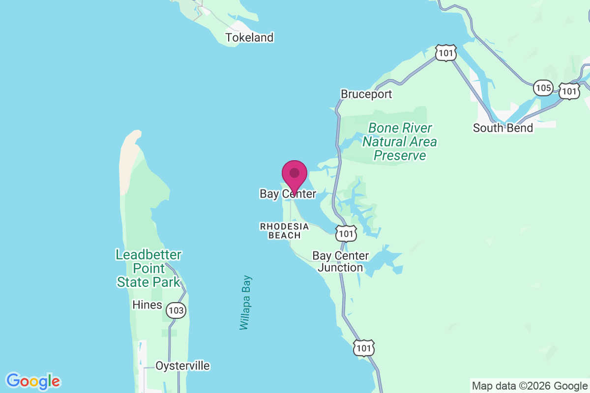 Bay Center map