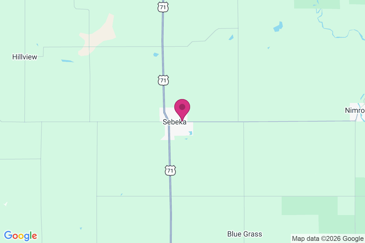 Sebeka map