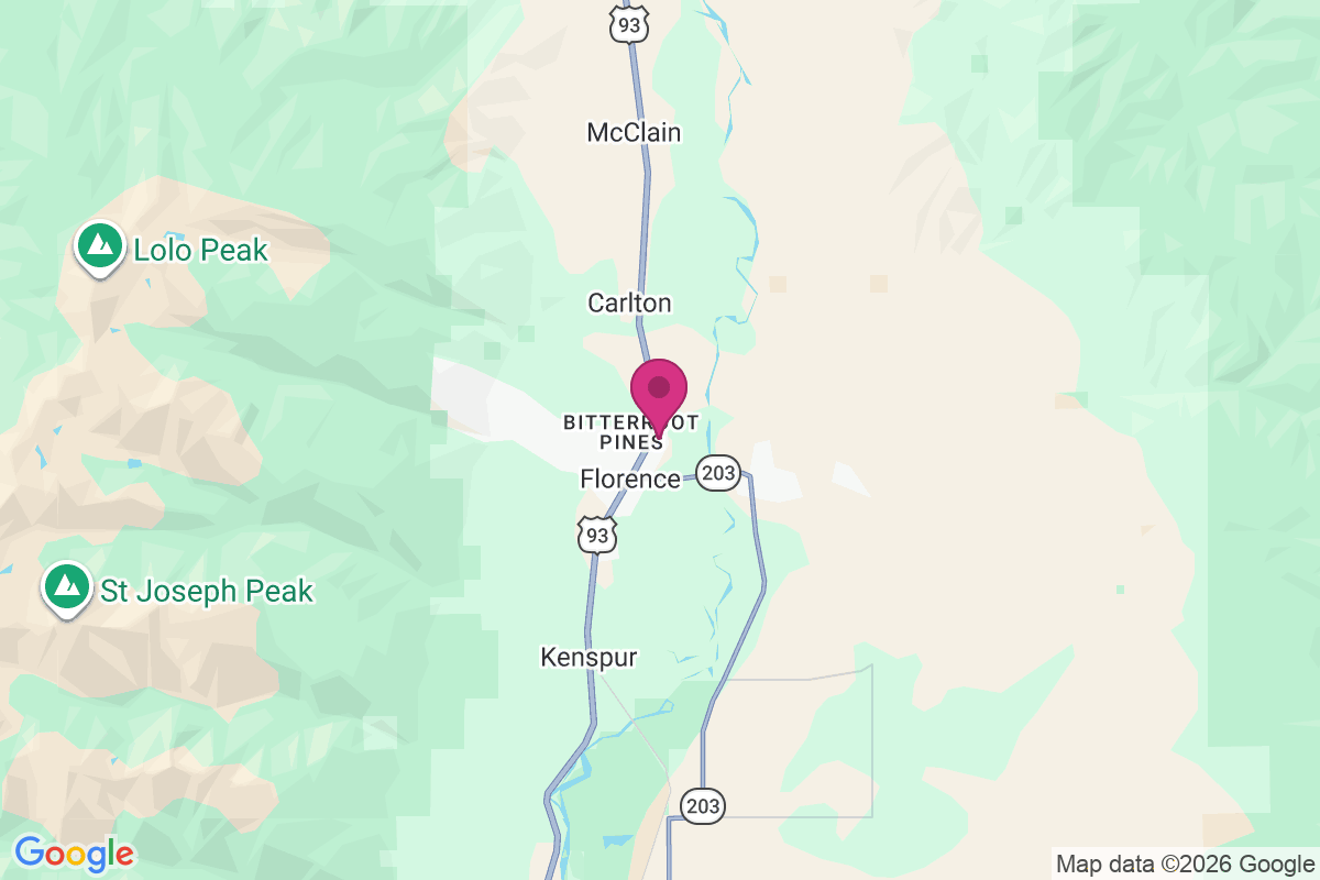 Bitterroot Pines map