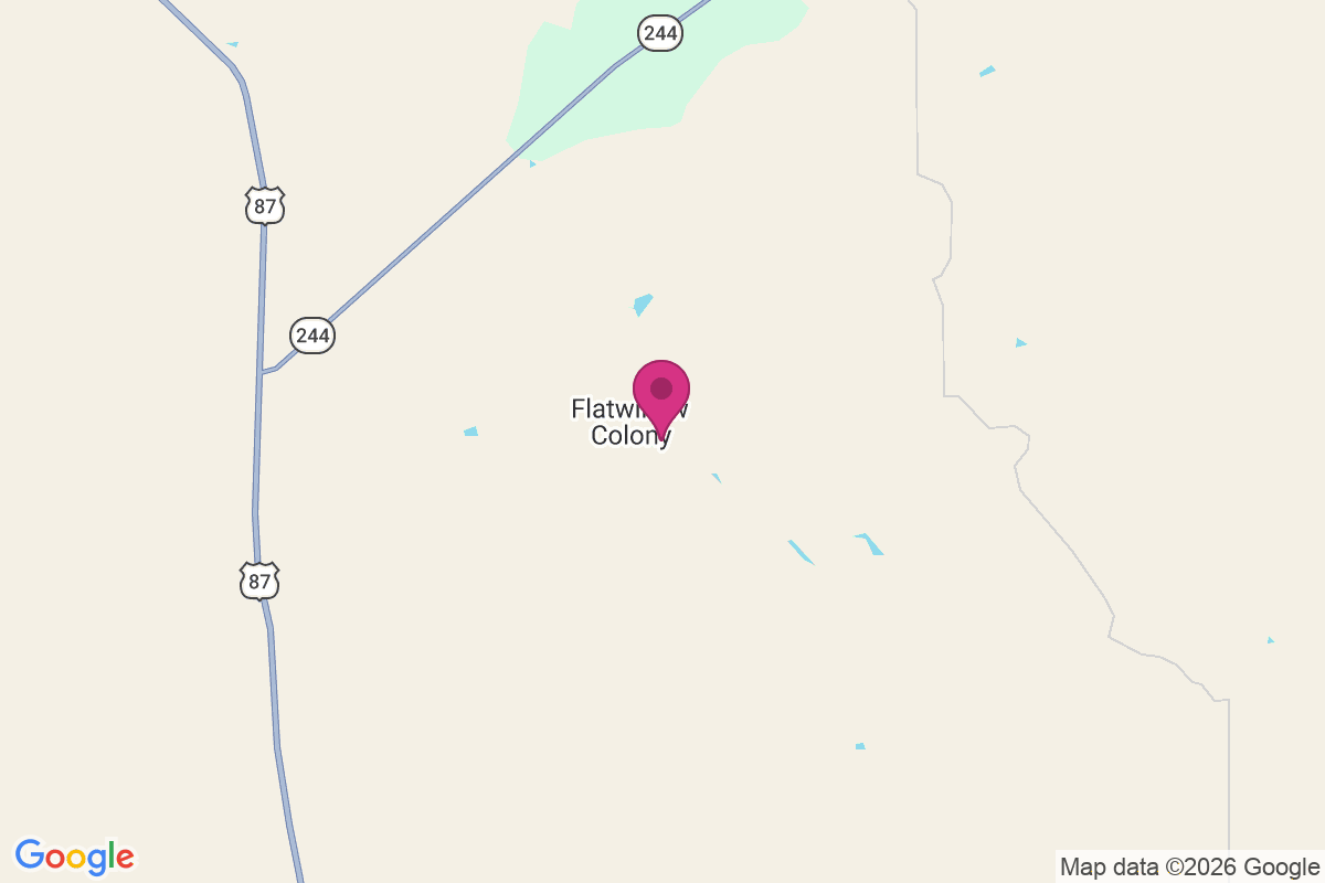 Flatwillow Colony map