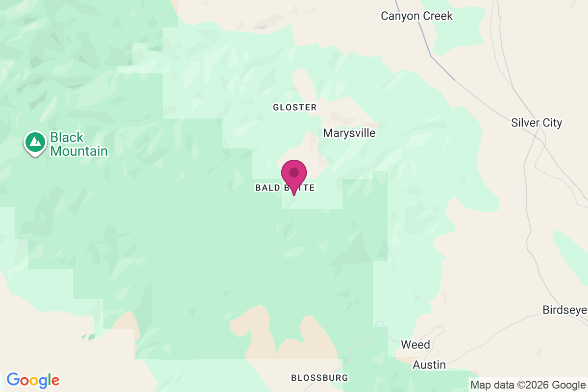 Bald Butte map
