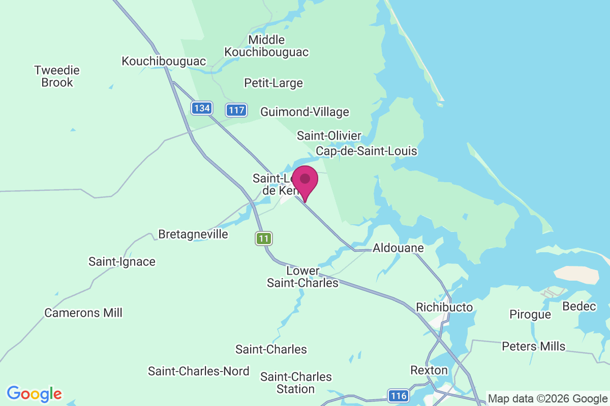 Saint Louis de Kent map