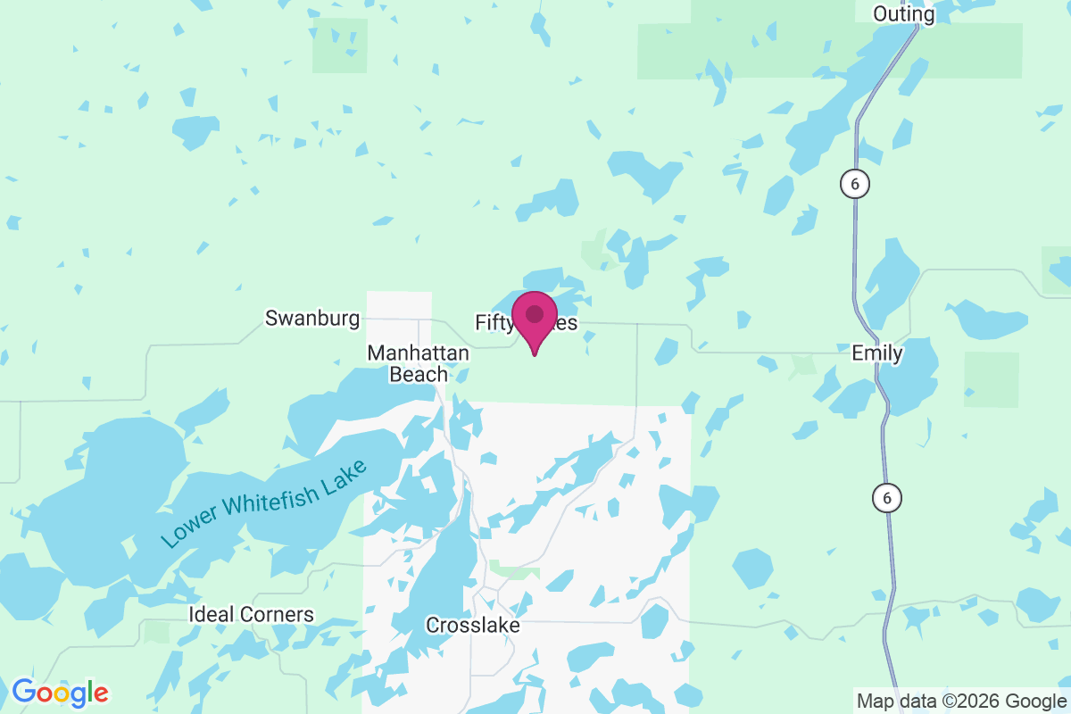 Fifty Lakes map