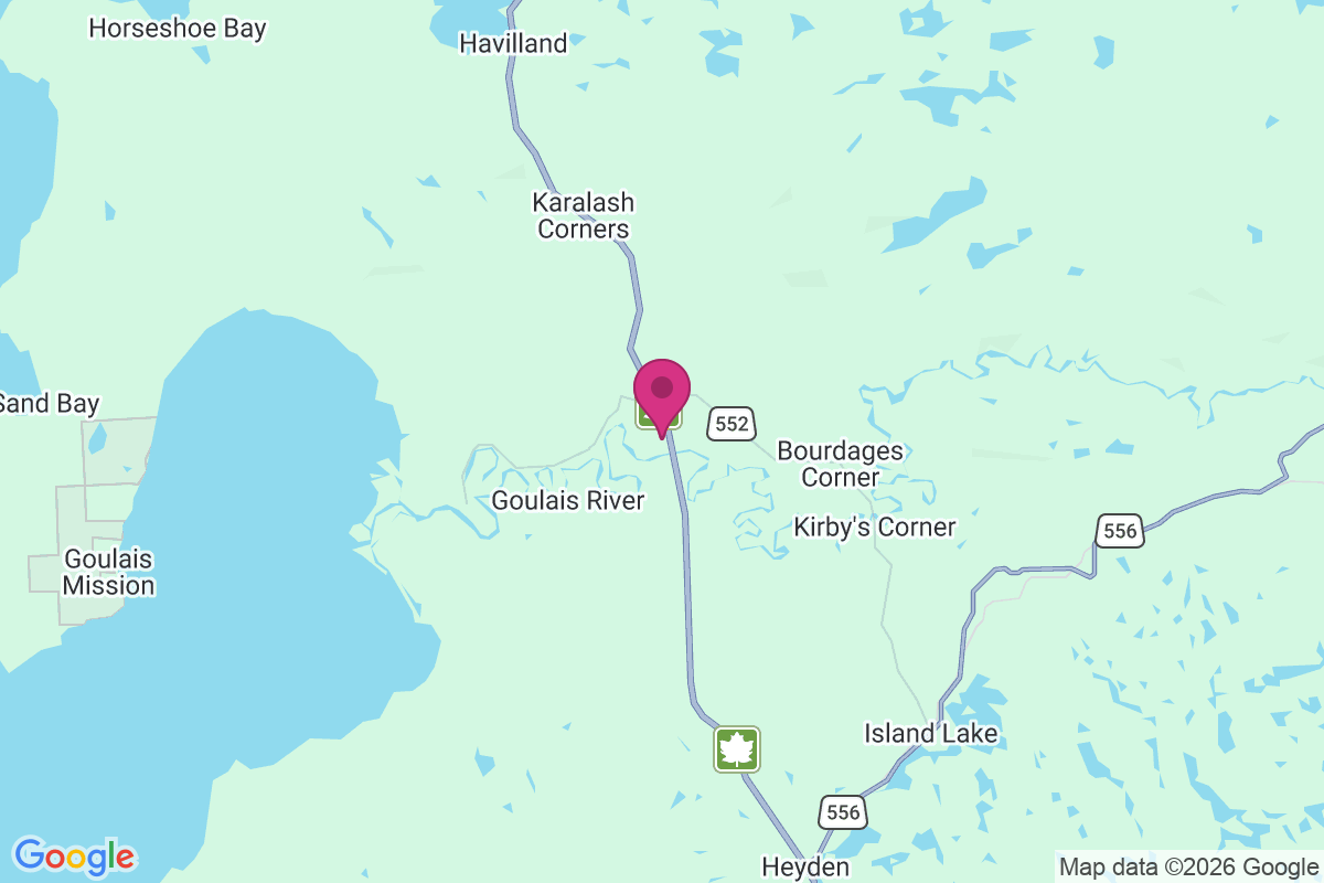 Goulais River map